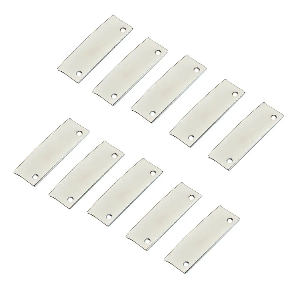 エレキギター用レールピックアッププレート 58.6 x 1.5mm 10個