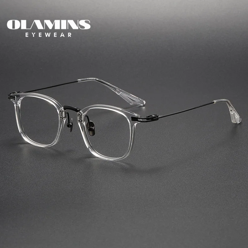 

OLAMINS​ Latest Men Women Titanium Metal Spectacles Eyewear Frames Eyeglasses Fashion Spectacles 80870