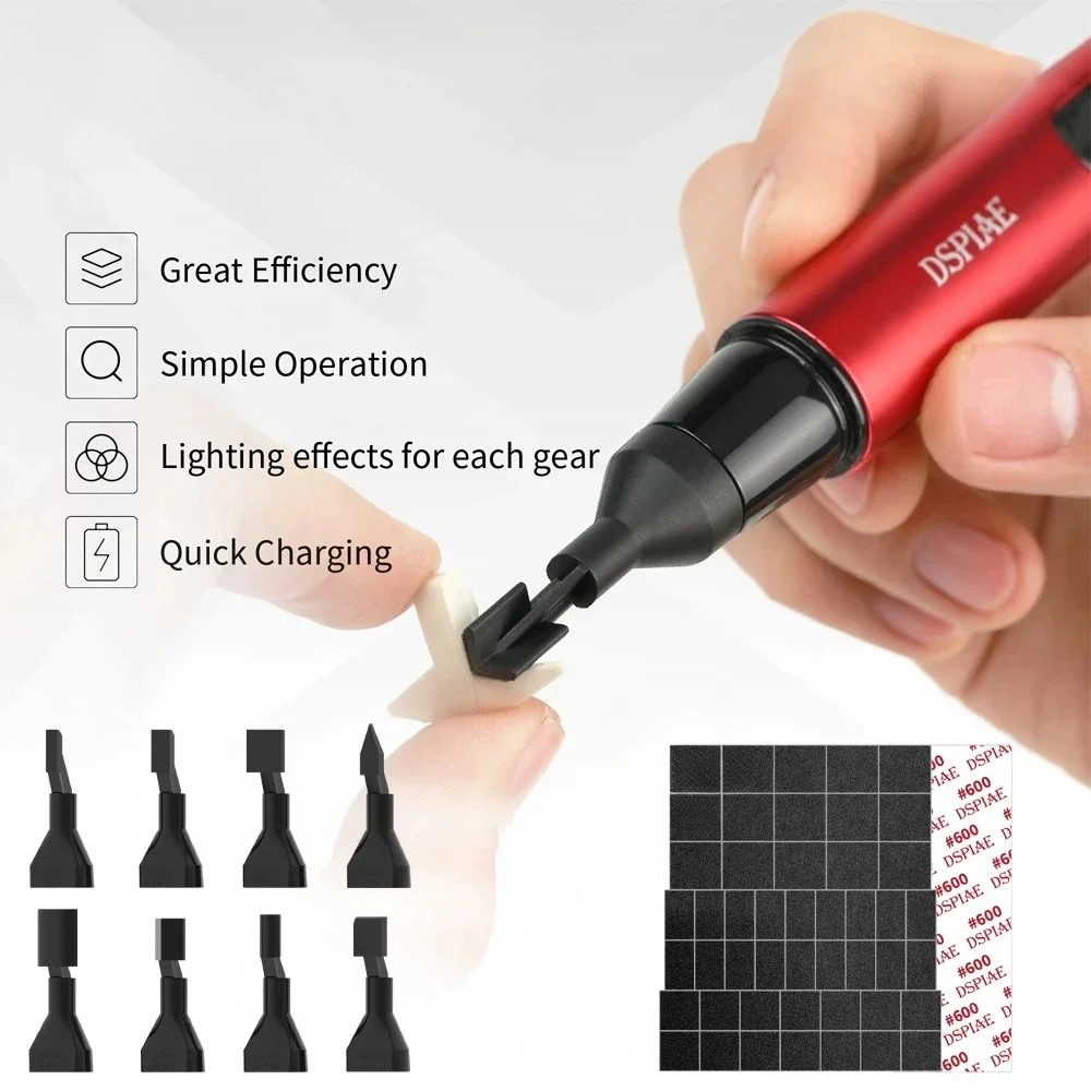 

DSPIAE ES-A Reciprocating Sander DIY Electric USB Charge Grinding Pen for Gundam Model Making Tool Hobby Military Craft Tools