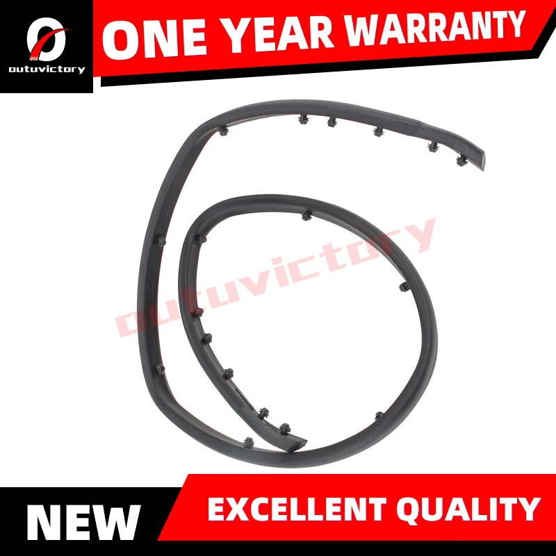 

86357-F2000 Car Black Rubber Front Bumper Hood Seal Strip Trim Fit For Hyundai Elantra Sedan 2017-2018