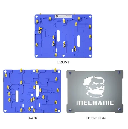 

Mechanic Motherboard Jig PCB Board Holder, Soldering Maintenance Platform 18 in 1 Fixture for iPhone 6-11 Pro-12 Pro MAX