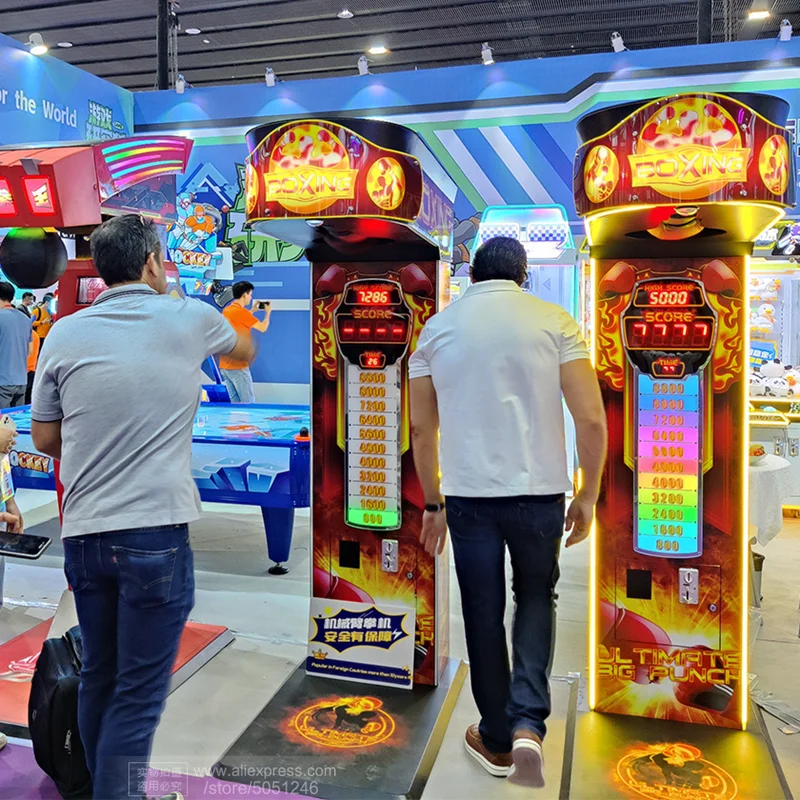 Boxing Punching Machine Indoor Sport Electronic Coin Operated Games Adults Tickets Redemption Amusement Center Arcade Machines