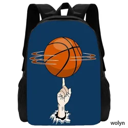 Basketball Prints School Backpack for Kindergarten  ,Cartoon Sports School Bags for Boys ,Light Weight Child Backpack for School