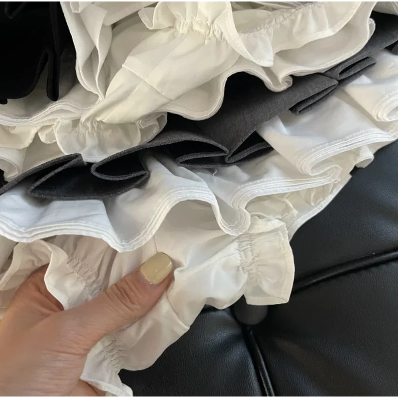 핫걸 스타일 다용도 케이크 여성 하이웨이스트 슬림 플리츠 신상 A라인 스커트