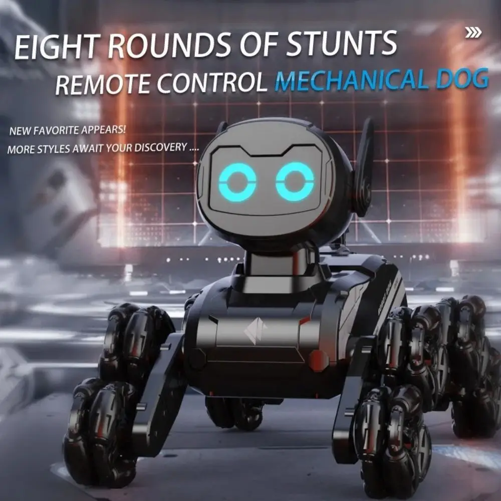 클라이밍 변형 8륜 로봇 강아지 스턴트 드리프트 차량 2.4G 무선 조종 4륜 구동 전동 스턴트 장난감 어린이 선물