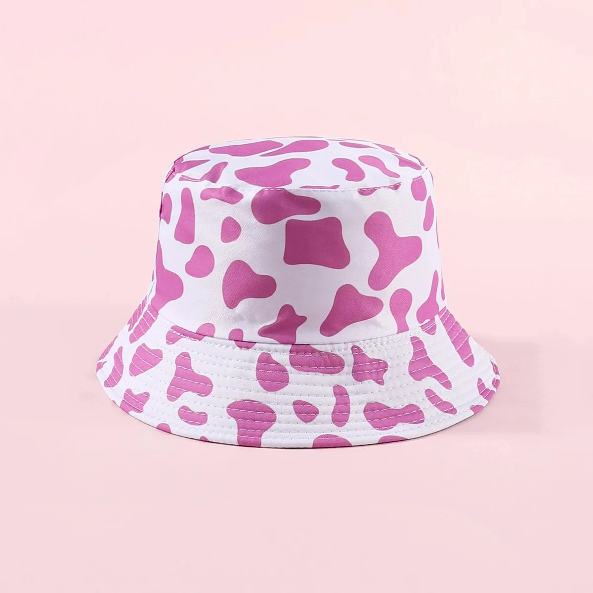 Spring and summer new sunscreen bucket cap female man cartoon print luxury fisherman hat hip-hop party panama hat cute bob hat