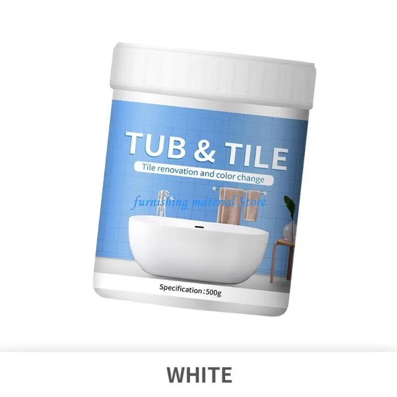 Y5GD Wide Color Variety Water Base Tile Paint Water Resistant Paint for Custom Bathroom Kitchen Decors Styles Easy To Choose
