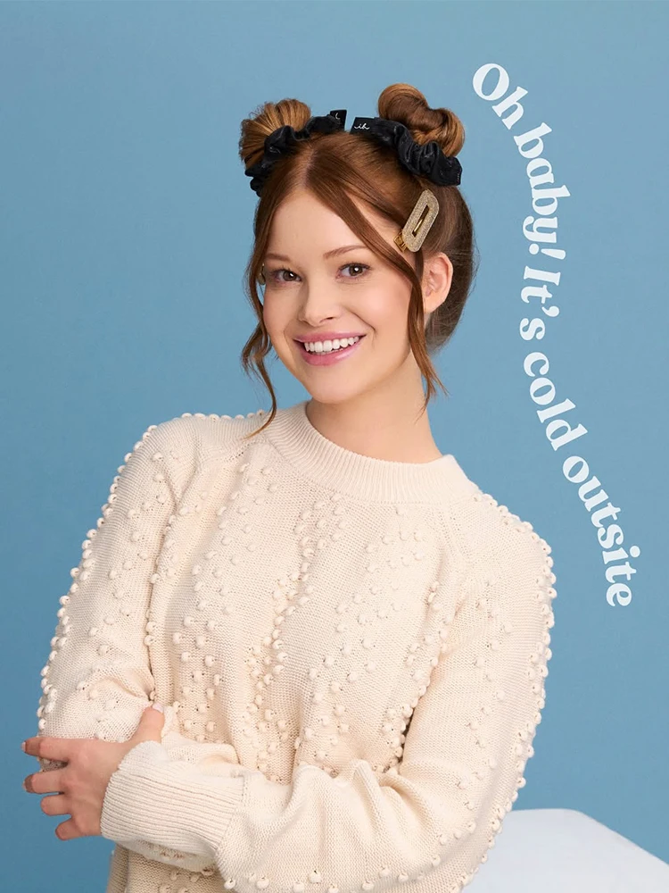 invisibobble-trendy-hair-accessories-romantic-snow-night-donut-hair-clip-gift-box-birthday-gift-women's-hair-bands