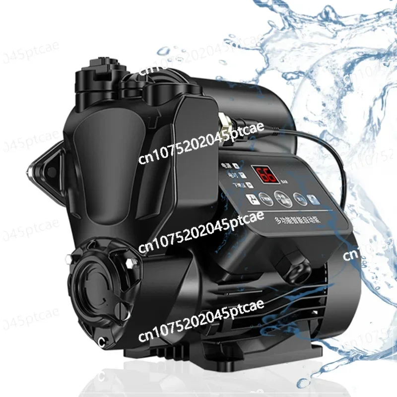 

800w Fully Household Domestic Home Intelligent Digital Display 0.8kw 1hp Smart Silent Booster Water Self Priming Pump