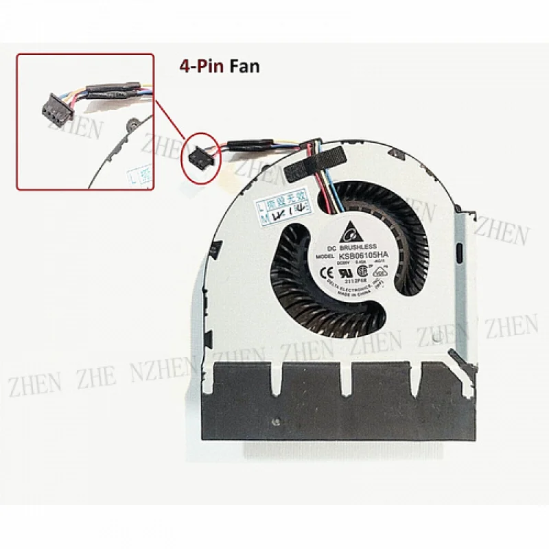

Y FOR Lenovo ThinkPad W530 CPU Cooling Fan 04W3626 4Pin 4Wire KSB06105HA -AG11