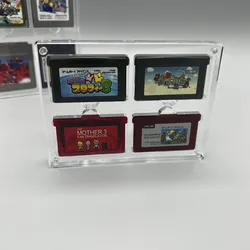 High transparency Acrylic Magnetic suction cover Games Storage Box Hard Shell cartridge Case for GameBoy ADVANCE GBA