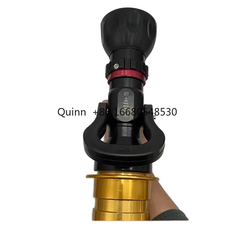 VD Wholesale Lightweight Flexible Recoilless Aluminum Alloy Fire Water Nozzle 4.08L/s Max Flow 0.6MPa Multi-Purpose  Forest F