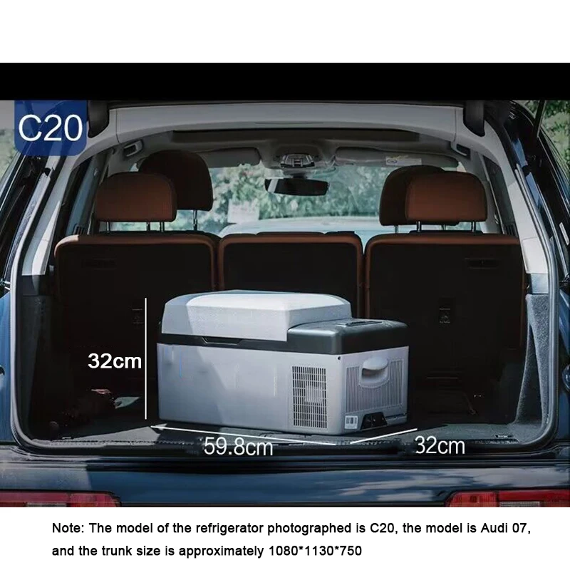 Ice Box Camping 20L Car Refrigerator Mini Fridge Freezer Portable Compressor Cooler 12/24V DC