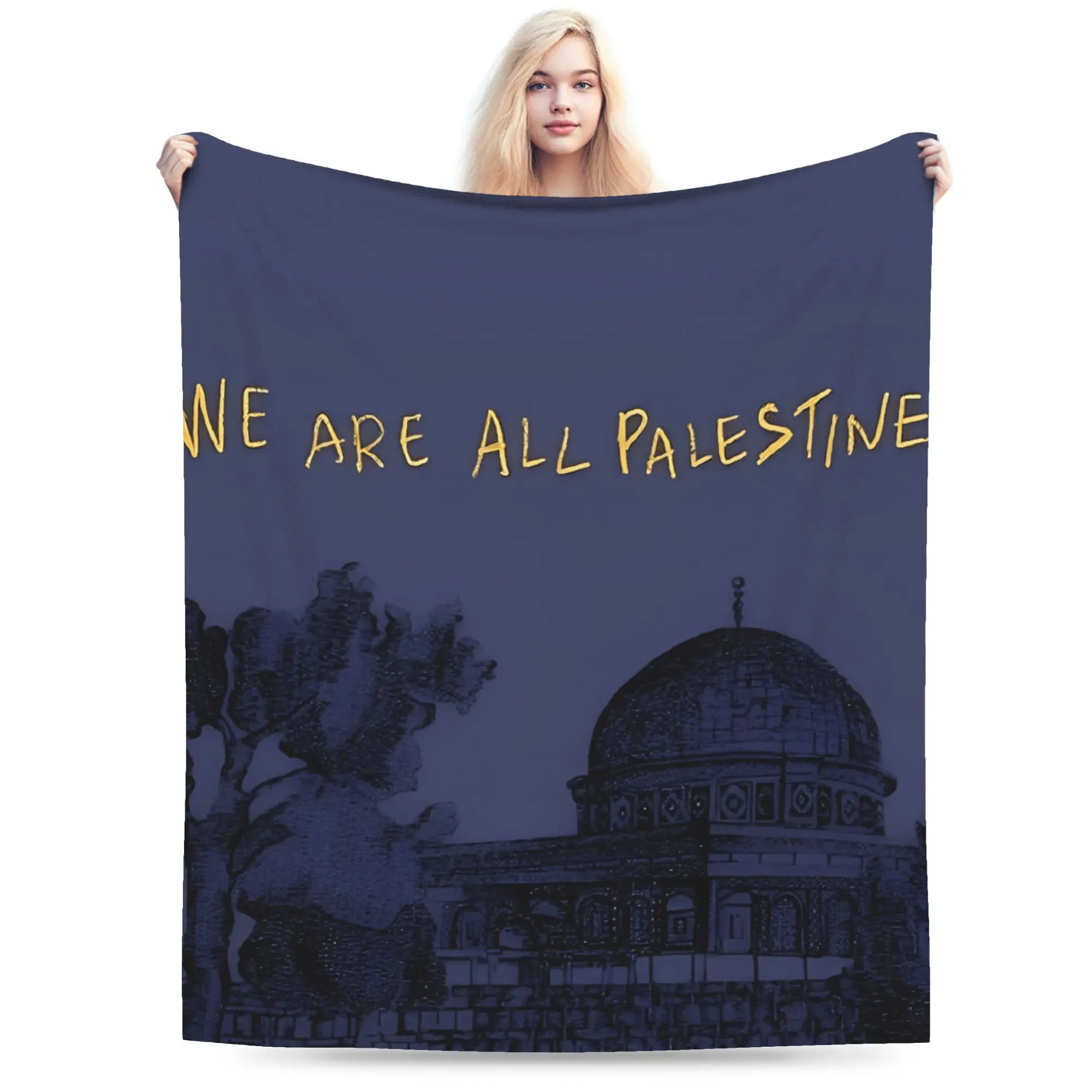 P-Palestines Keffiyeh  Plush Blanket Kids Adult  Flannel Throw Blanket For Bedroom Super Soft Custom Quality Bedspread Gift