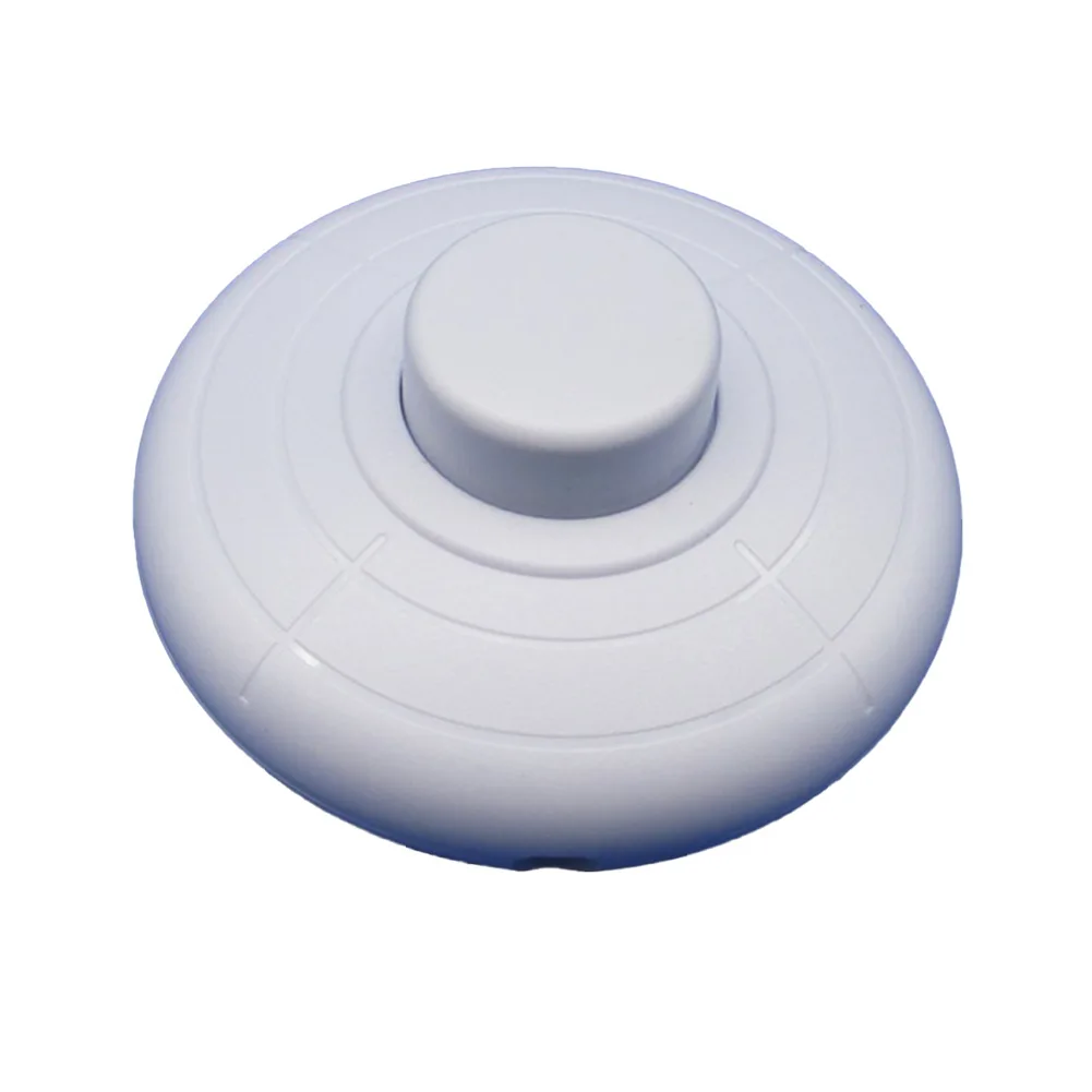 Builtin Pressure Switch for Lamps 250V 2A with White or Black Connection for Electrical Circuit Control in Lamps