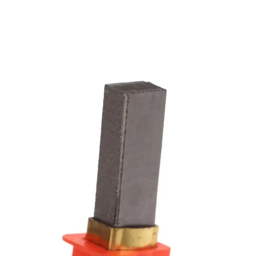1/2pcs 8*11*32mm Carbon Brush Holder Metal Copper Orange Dust Collector Carbon Brush Holder Parts Accessories