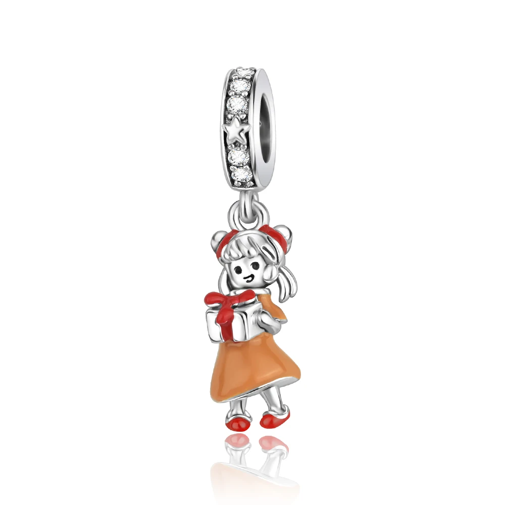 

Pendant Charm Bead 925 Sterling Silver Cute Bee Pendant Beads Fit Original Bracelet for Jewelry Making Valentine's Day gift