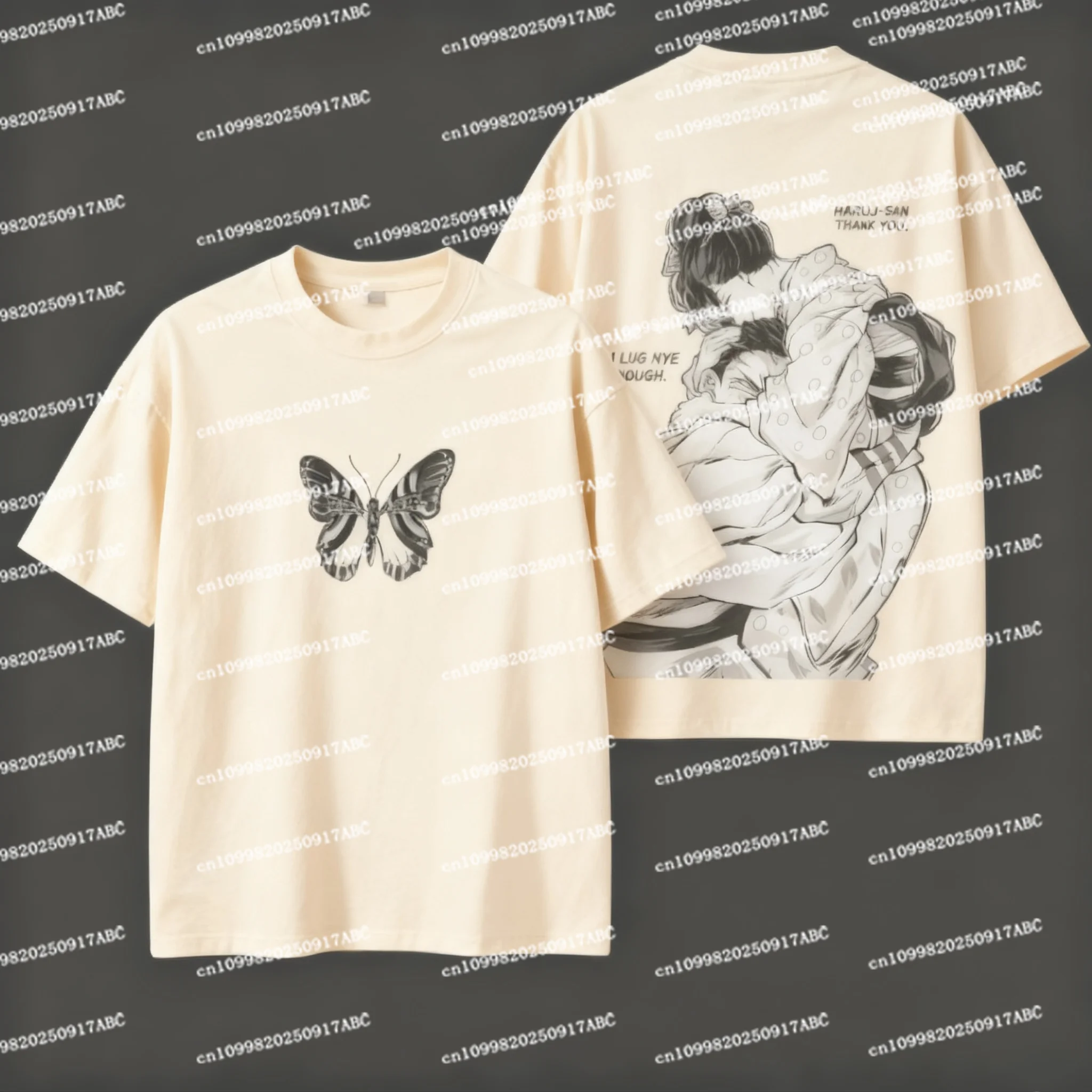 الرجال القطن التي شيرت أعلى anga شيطان القاتل الرجال القطن تي شيرت Akaza Koyuki المتضخم طفل تي شيرت قمصان قصيرة الأكمام النساء الملابس