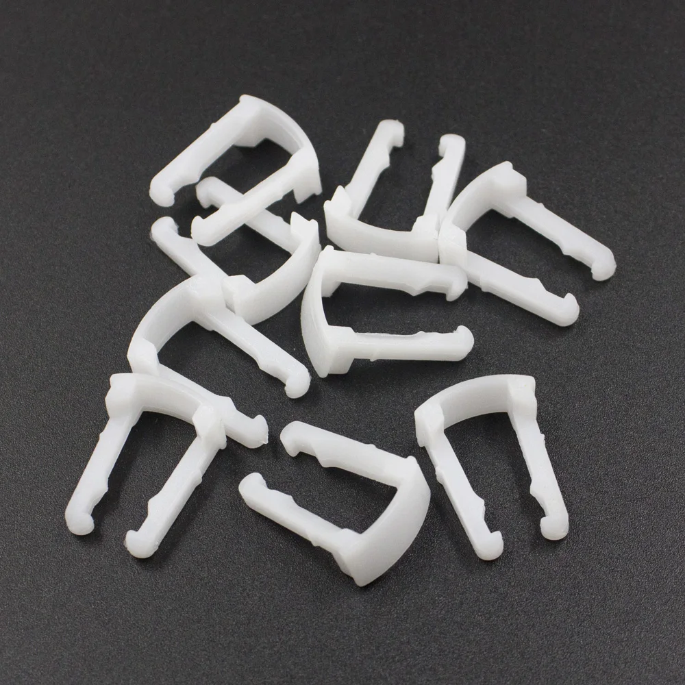 50 Pcs Accessories Fits Car Gasoline Filter Clip Fuel Pipe U Retainer Clips