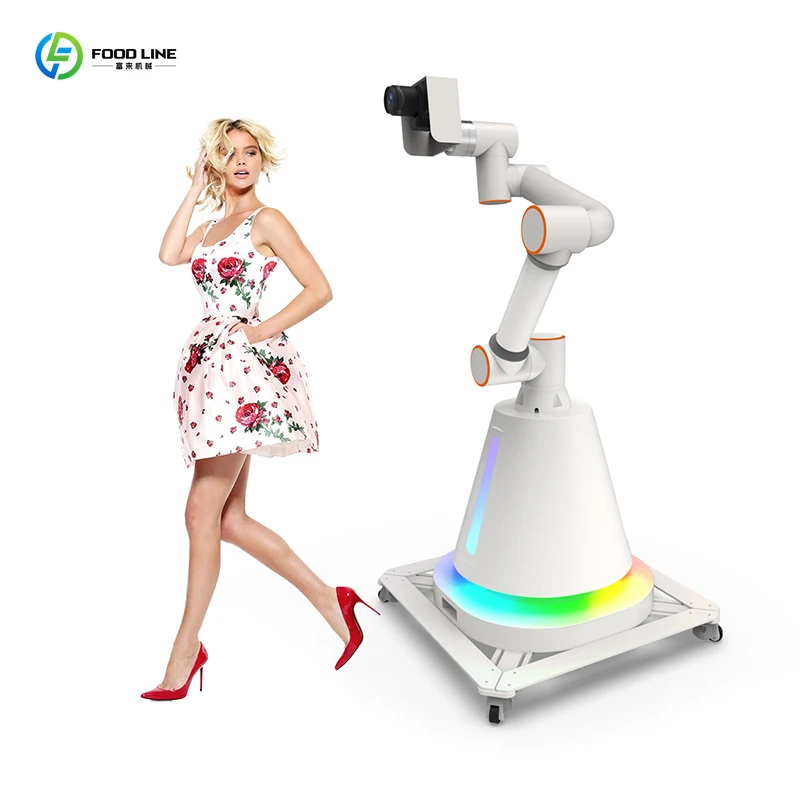 Customized Robot Photo Booth 6 Axis Robotic Arm Business Photography for Wedding Photographic Machine