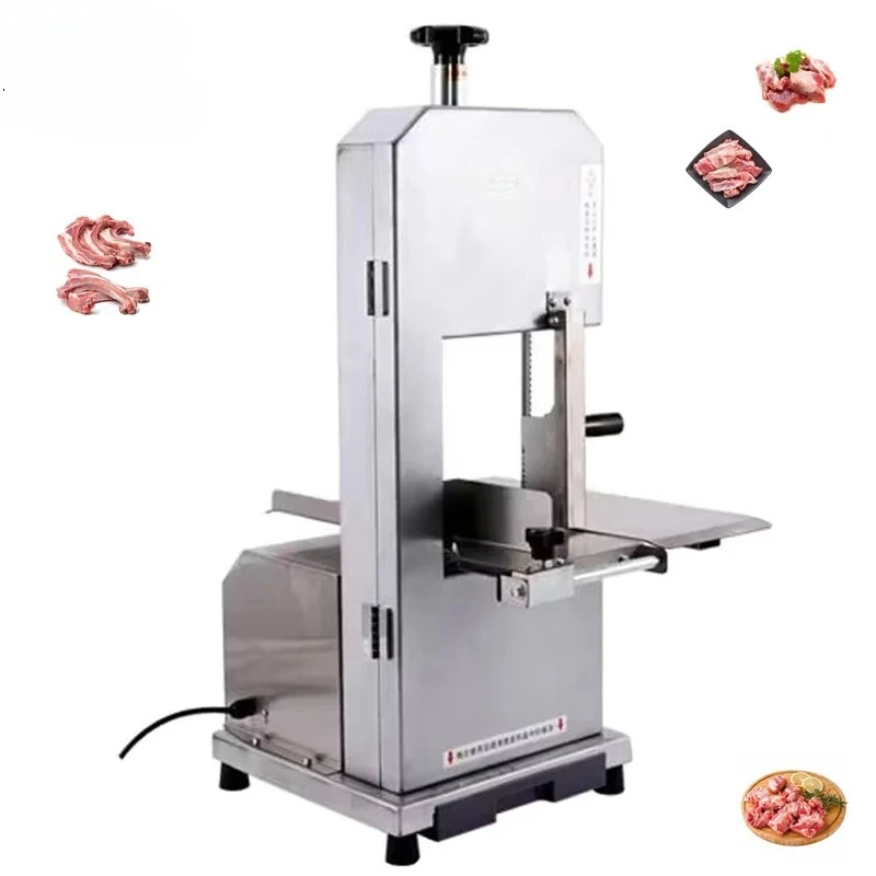 Commercial Electric Meat and Bone Band Saw Cutter Cutting Machine for Meat Fish Cutting Bone Saw Automatic Bone Cutting Machine