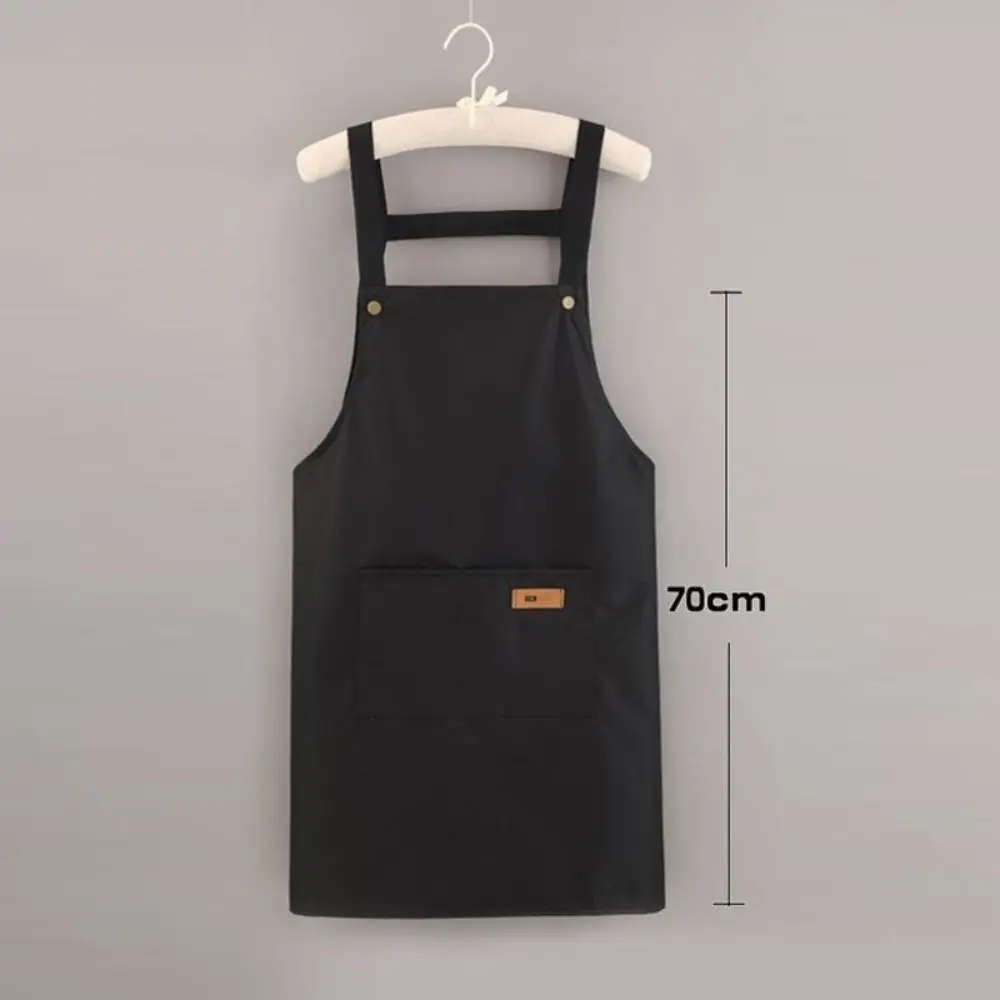 Comfortable Cute Bear Cartoon Cook Apron Oil Proof Easy to Clean Kitchen Apron Waterproof Restaurant Uniform Household Use