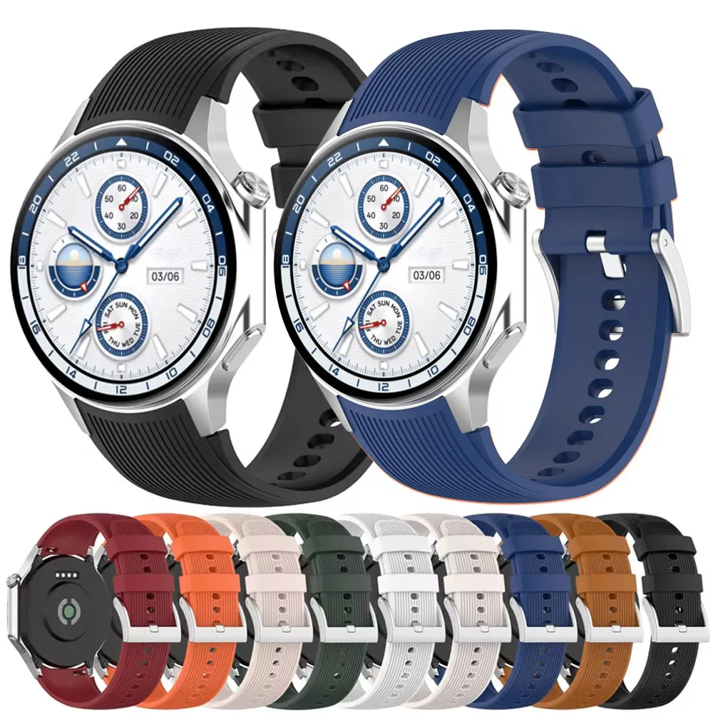 No Gap Silicone Watchband For Oppo Watch X X2 Replacement Correa Wristband For For OnePlus Watch 2 3 2R Smartwatch Band Bracelet