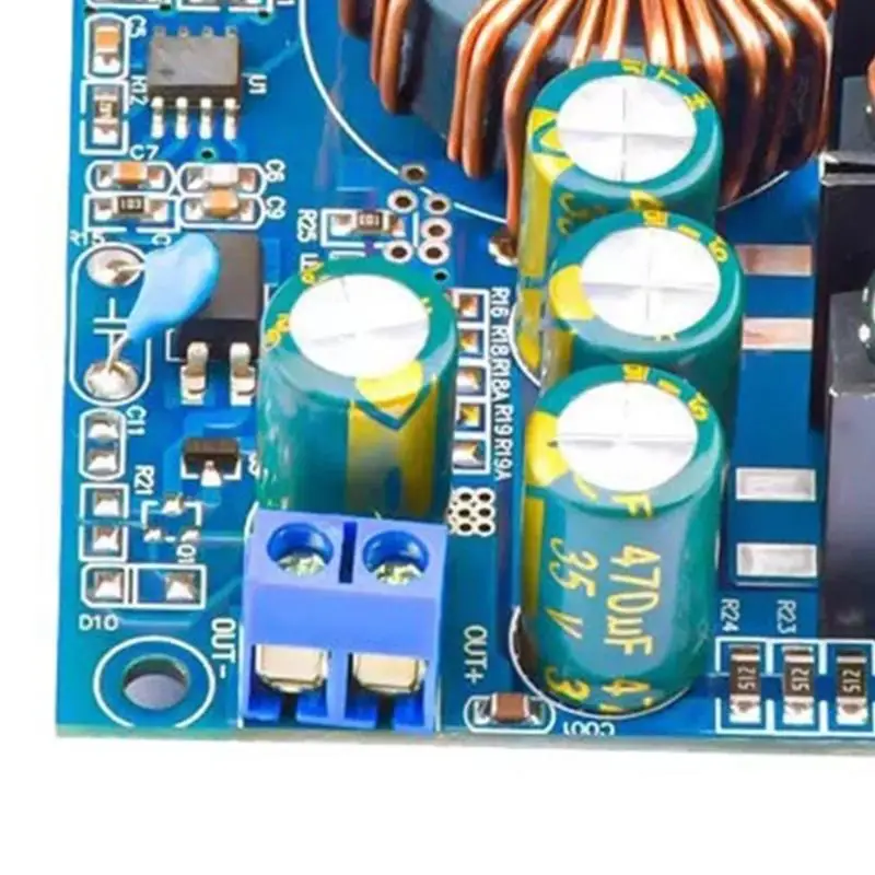 Módulo fonte alimentação terminais não soldáveis ​​652F 12V 90V a 9V 4A Proteções contra curto-circuito saída