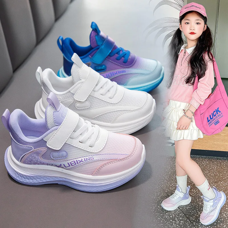 

Simple Children's Mesh Breathable Running Shoes Student Outdoor Sports Shoes Kids Non-slip Casual Style Boys Girls Sports Shoes