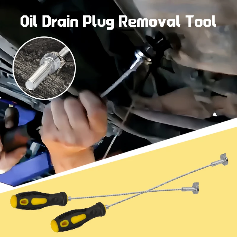 

Инструмент для снятия сливной пробки масла, магнитный ключ для снятия масляной пробки, противоожоговой автомобильный ключ для слива масла, инструмент для ремонта и обслуживания