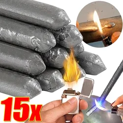 Varillas de soldadura fáciles de fundir para baja temperatura, Kits de agente de varilla de soldadura, agujeros de reparación de aluminio, hierro de cobre y acero inoxidable