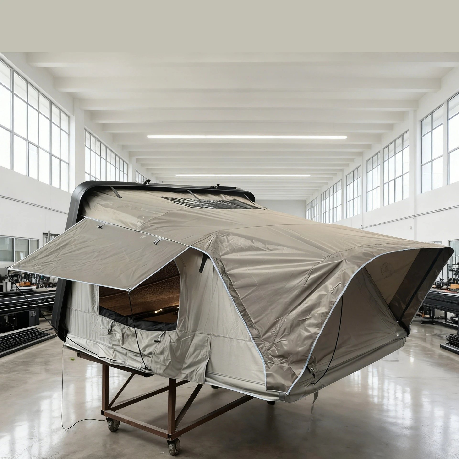 Pickup/off-road vehicle universal roof tent 30 seconds quick open folding, outdoor camping car hard shell tent