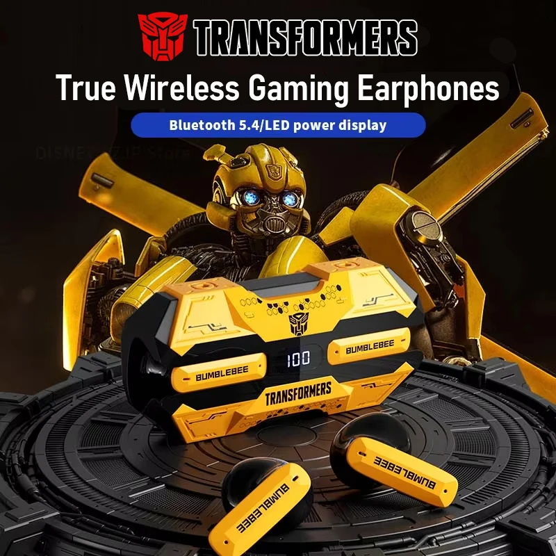 Choice TRANSFORMERS TF-T51 Bluetooth 5.4 Gaming Headsets Stereo Sound Wireless Earphones LED Display AI Translator Headphones