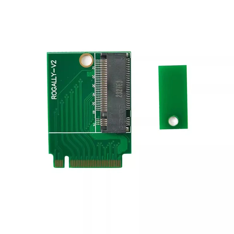 Dla rogatnie Adapter SSD przenośnych płyta transferowa PCIE4.0 90 stopni M.2 Transfercard dla Rog Ally SSD karty pamięci Riser konwerter