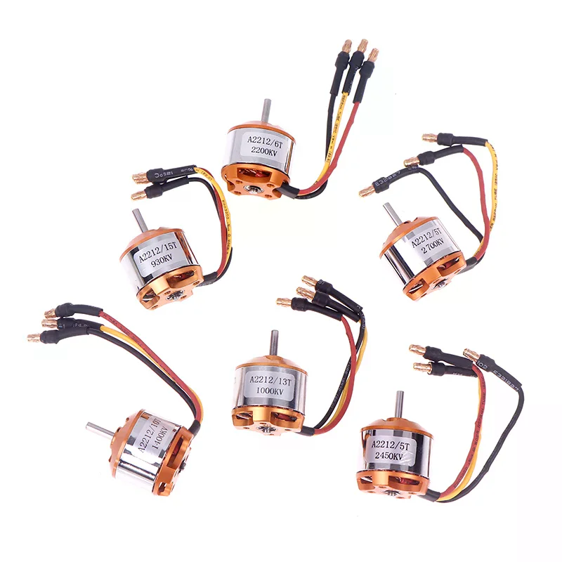 A2212 Brushless Motor 930-2700KV For RC Aircraft Plane Multi-copter Outrunner