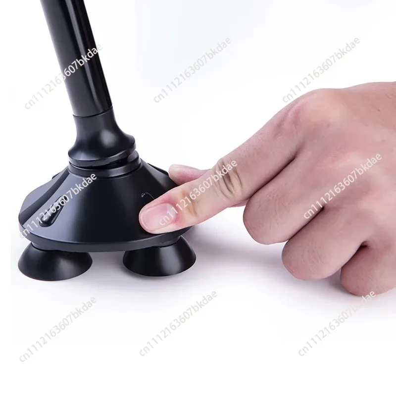 Elderly Adjustable L-ED Walking Cane FM Radio MP3 Smart Safety Fall Alarm Walking Stick Trusty Sticks for the Elder Fathers