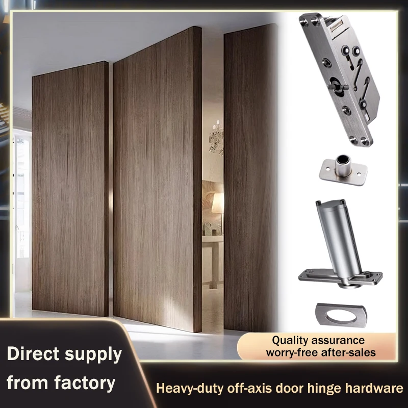 

Summit Heavy Duty 90 Degree Positioning Pivot Hinge Concealed Door Floor Spring With 360 Rotation Top Bottom Axis Hardware