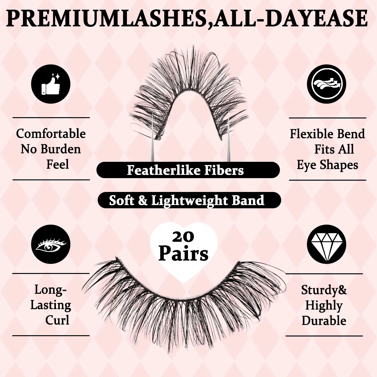 SEXYSHEEP 20 ペアミンクまつげ卸売 3D ミンクまつげナチュラルミンクまつげミックススタイルつけまつげメイクアップバルク