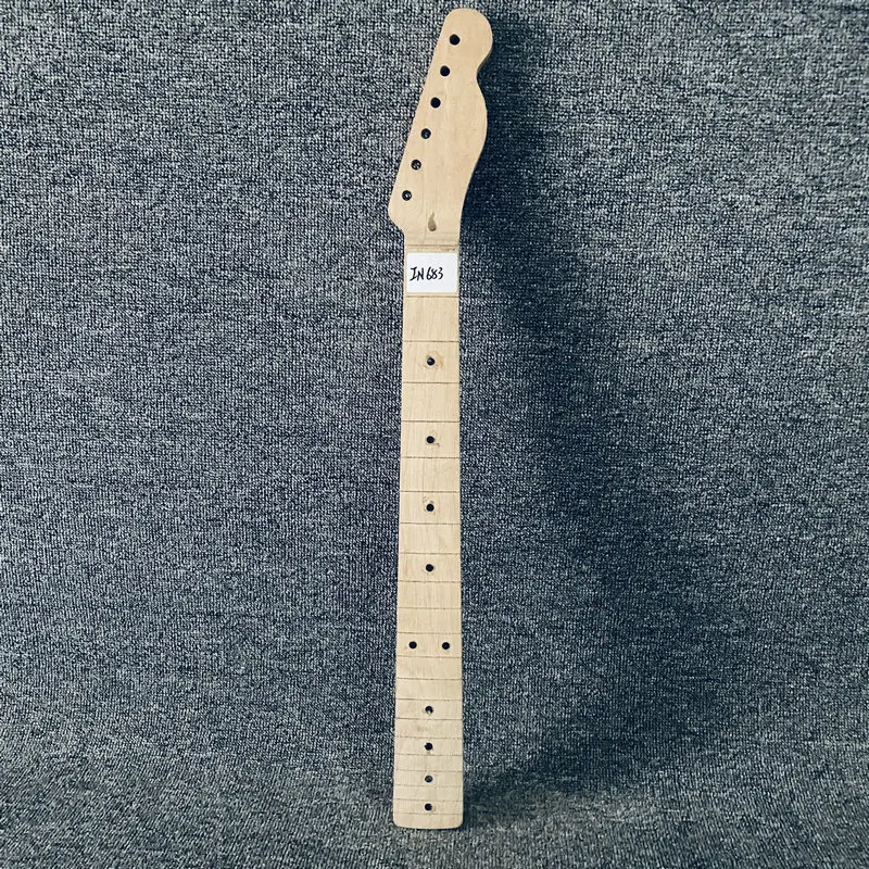 

IN683 TL Guitar Neck Semi Finishing Version No Frets for DIY Natural Maple without Paints Damages Sales for Replace