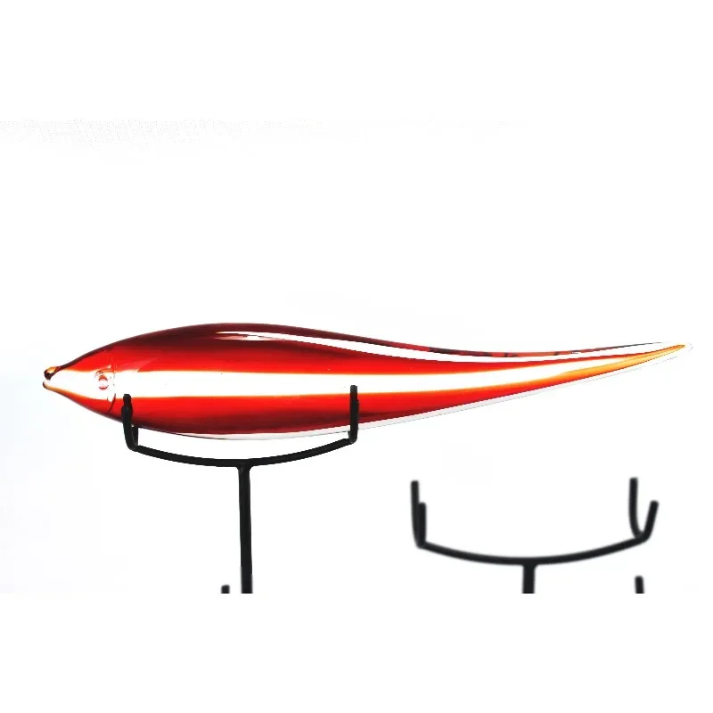 High-quality fish-shaped glass decoration handmade home decoration glass craftsmanship