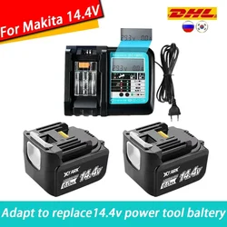 Akumulator litowo-jonowy 14,4 V 6000 mAh do elektronarzędzi Makita 14 V 5,0 Ah Baterie BL1460 BL1430 1415 194066 -1