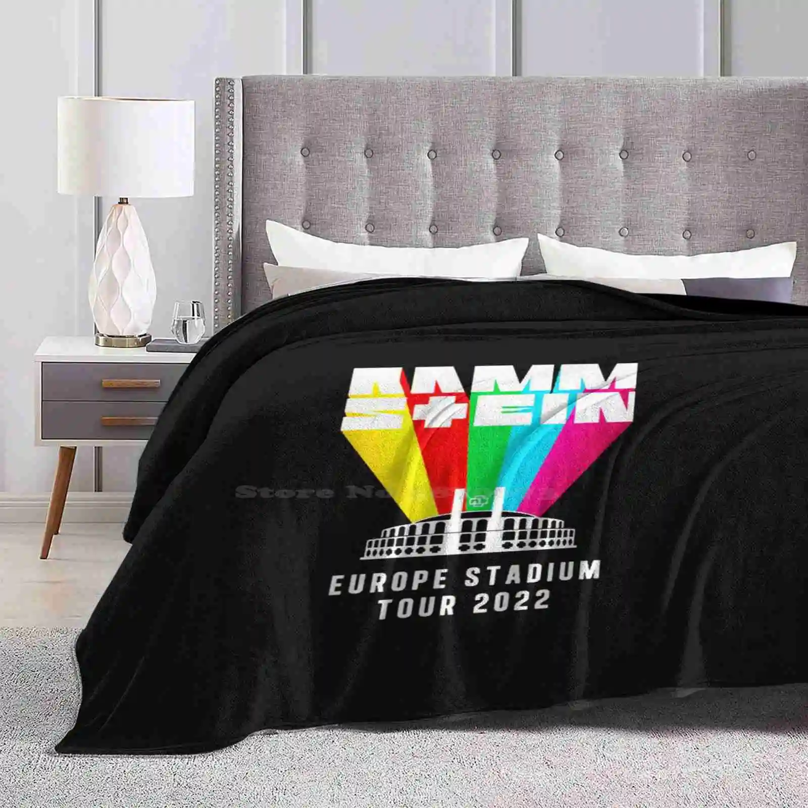 Best Design Art For Home Sofa Bed Camping Car Plane Travel Portable Blanket Familliar Band Funy Discount Sale Stuff Logo