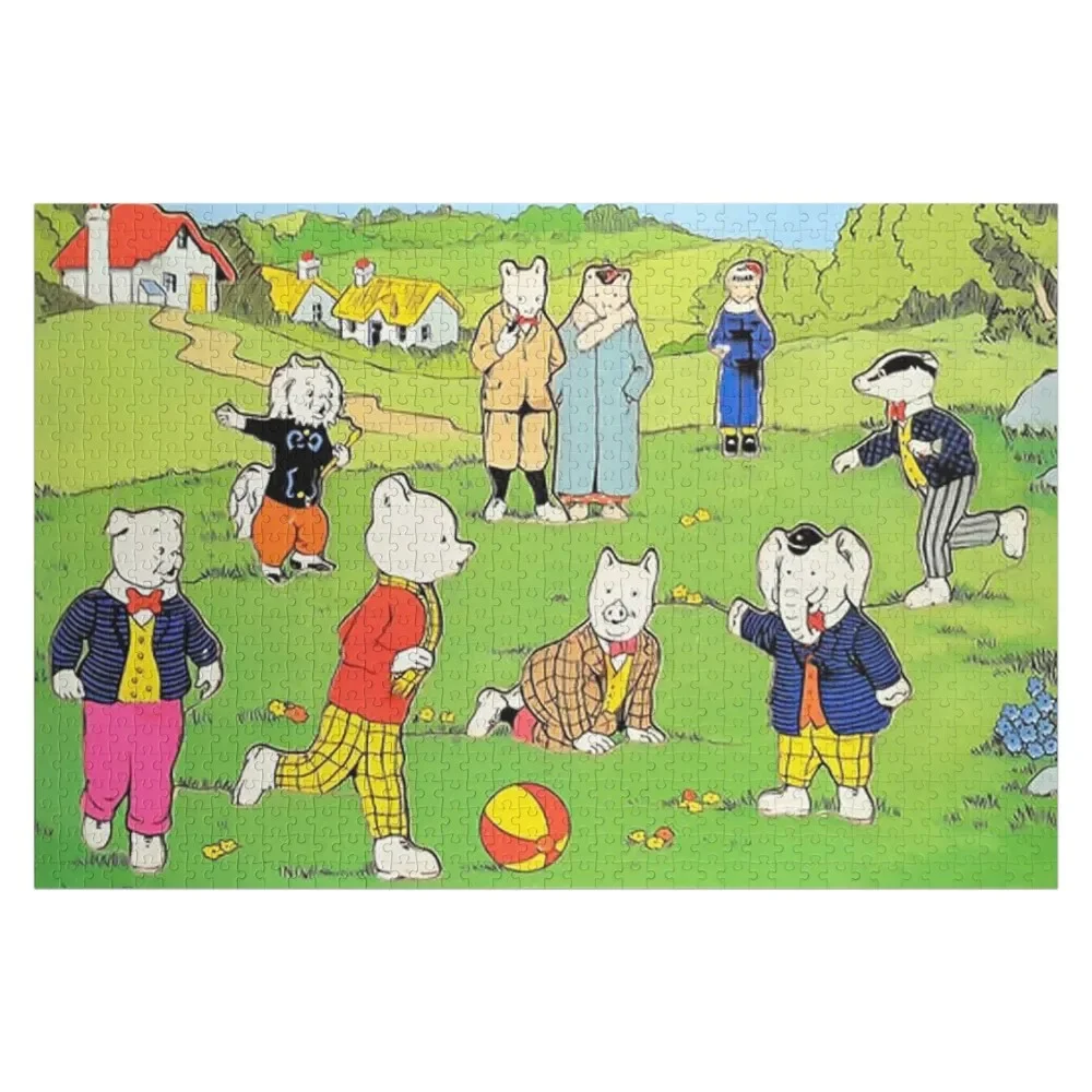 Rupert Jigsaw Puzzle Toddler Toys Wooden Jigsaws For Adults Customized Gifts For Kids Custom Jigsaw Puzzle