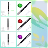 Mini 2 in1Cat Keychain Fun Pointer With battery Light Portable Laser pointer LED Training Torch Pet Cat Tickle Toy Flashlight