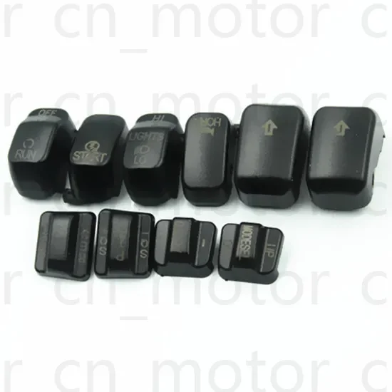 Motorcycle Black Hand Controls Switch Housing Buttons Cap For Harley Dyna Fatboy Electra Glide	Night Train