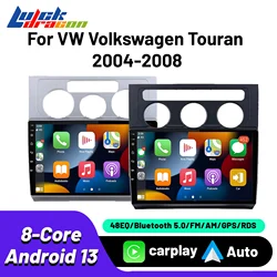 Autoradio 10inch Car Radio Carplay Wireless For VW Volkswagen Touran 2004-2008 Multimedia Automotive Car Radio Video Stereo DSP