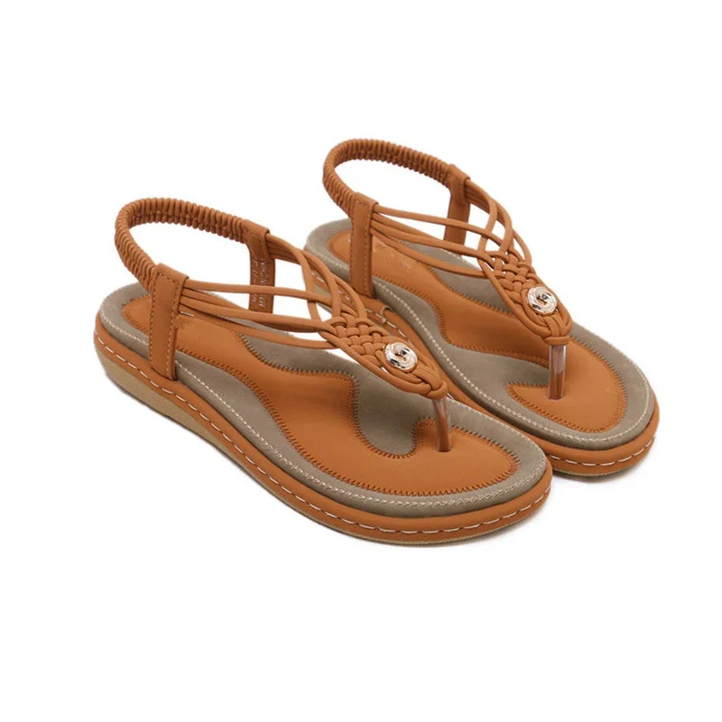 CEYANEAOSummer Fashion Sandals Woman Platform soft leather large size Flip Flops sandals comfortable shoes6colors available