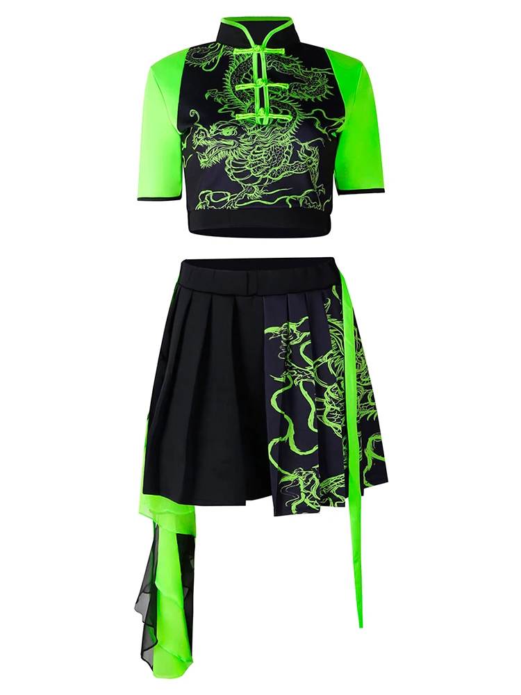 

Women's Street Dance Costume Hip Hop Korean Dance Outfit Stage Performance Suit Jazz Dance Ensemble orm Summer 2023