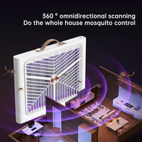 Ultraviolet Electric Mosquito Killing Lamp Led USB Rechargeable Outdoor Anti-Mosquito Zapper Lamp Dual Use for Home and Business