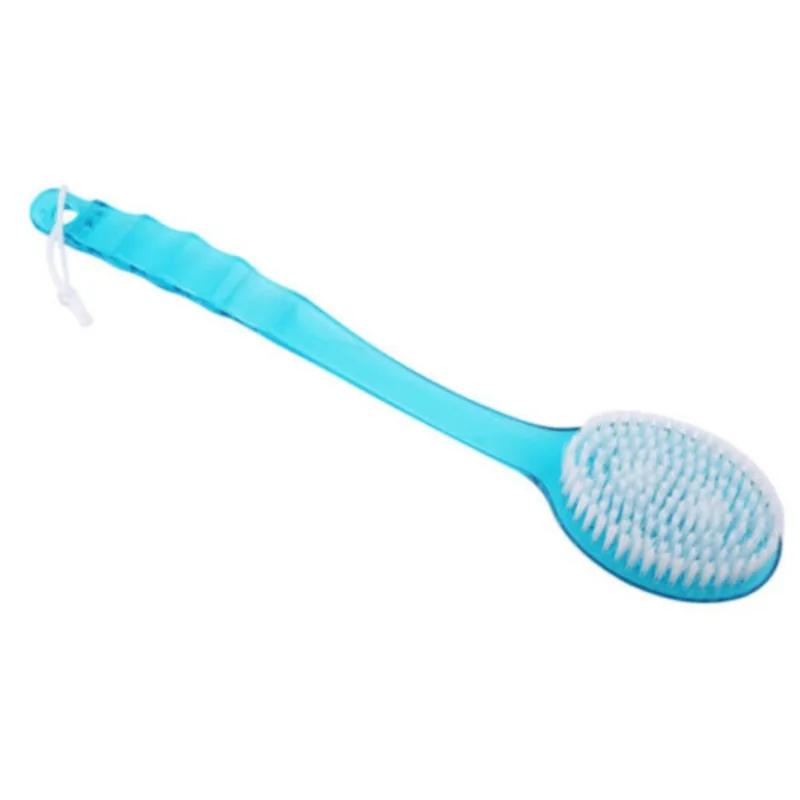 Long Handled Plastic Bath Shower Back Brush Scrubber Skin Cleaning Brushes Body Massager For Bathroom Accessories Cleaning Tool